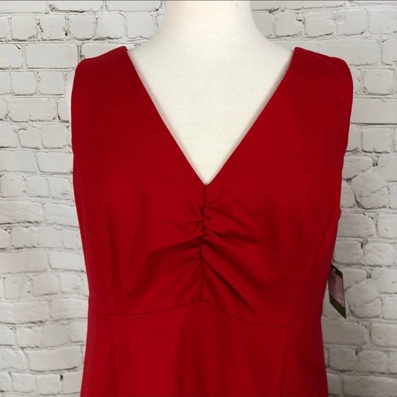 Kate Spade Dress Fit and Flare Red Size 10 NWT - Picture 5 of 8